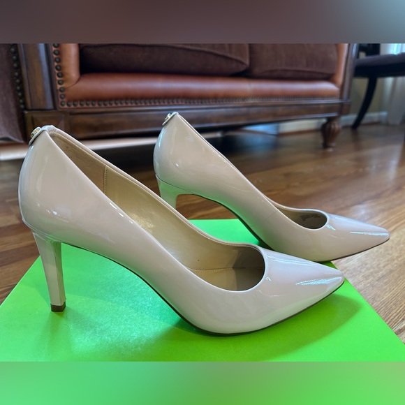 Michael Kors PV18C Pumps Leather Heels Pointed Toe - Picture 16 of 17